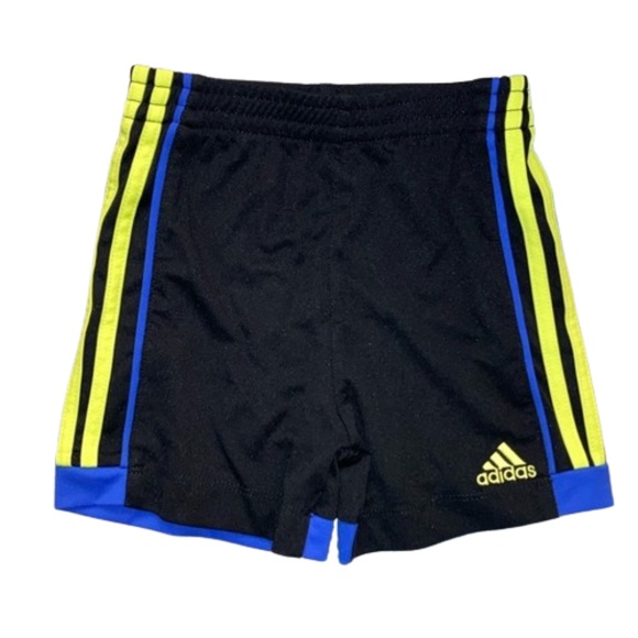 ADIDAS shorts 18m baby neon yellow and blue - Picture 1 of 3